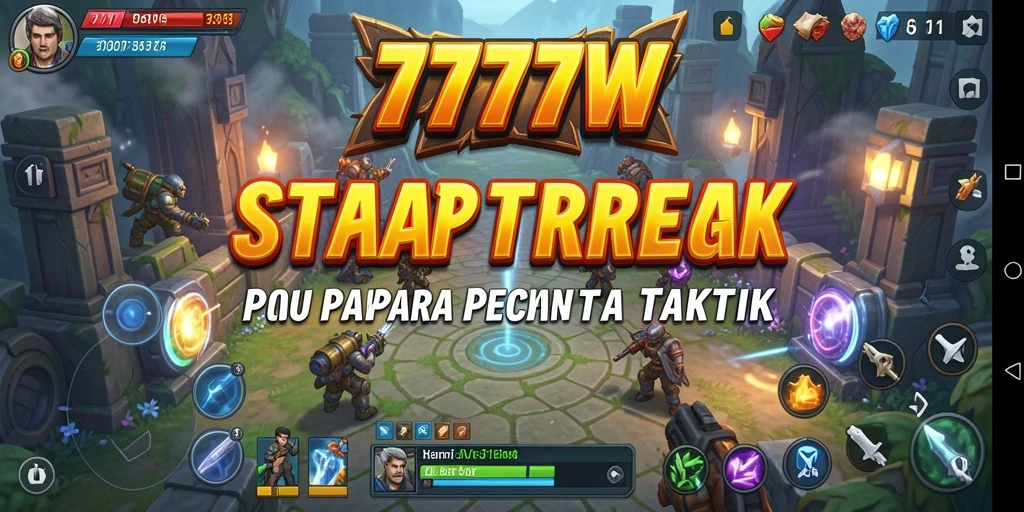 Screenshot utama <strong>7777W</strong> menunjukkan dinamika permainan strategi yang mengasyikkan.