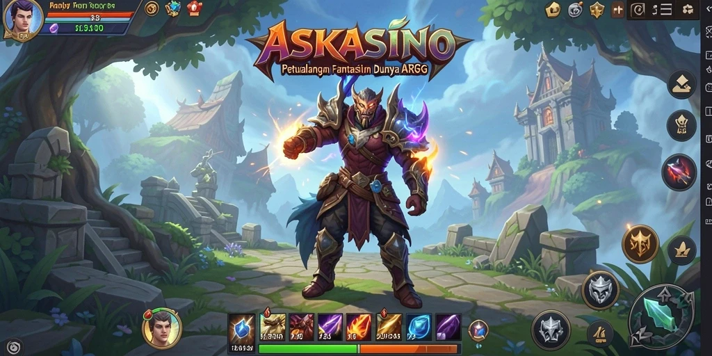 Gameplay seru dalam petualangan ARPG di ASKASINO.