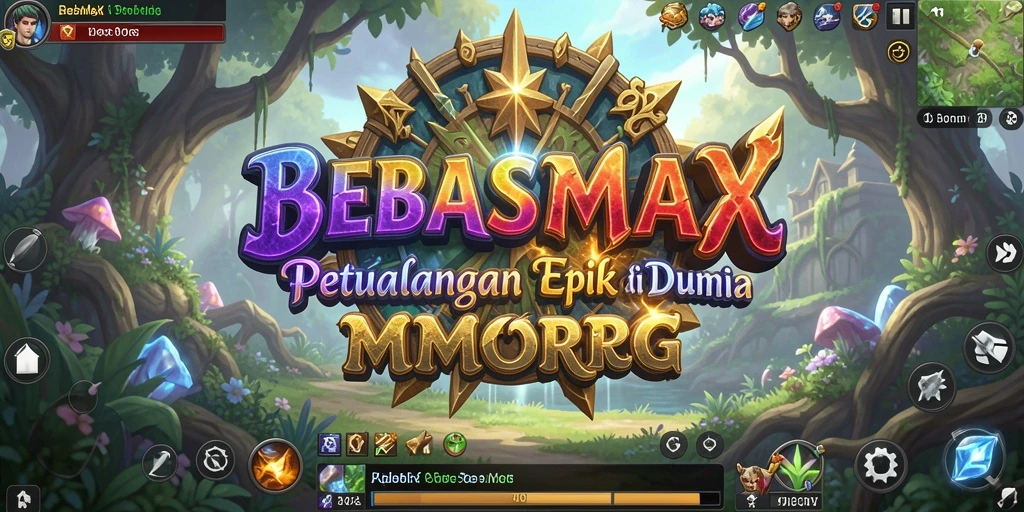 Tampilan gameplay BEBASMAX yang mendebarkan dengan pertempuran seru dan eksplorasi.