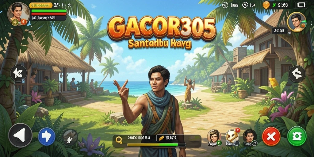 Tampilan gameplay seru dan santai di GACOR305.