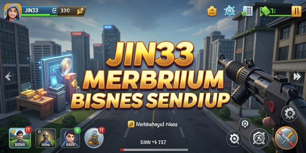 Tampilan gameplay intensif di JIN33, membangun bisnis sukses.