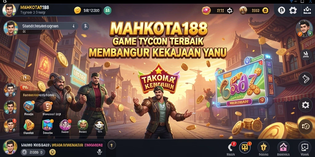 Tampilan gameplay menarik dari MAHKOTA188 yang penuh strategi.