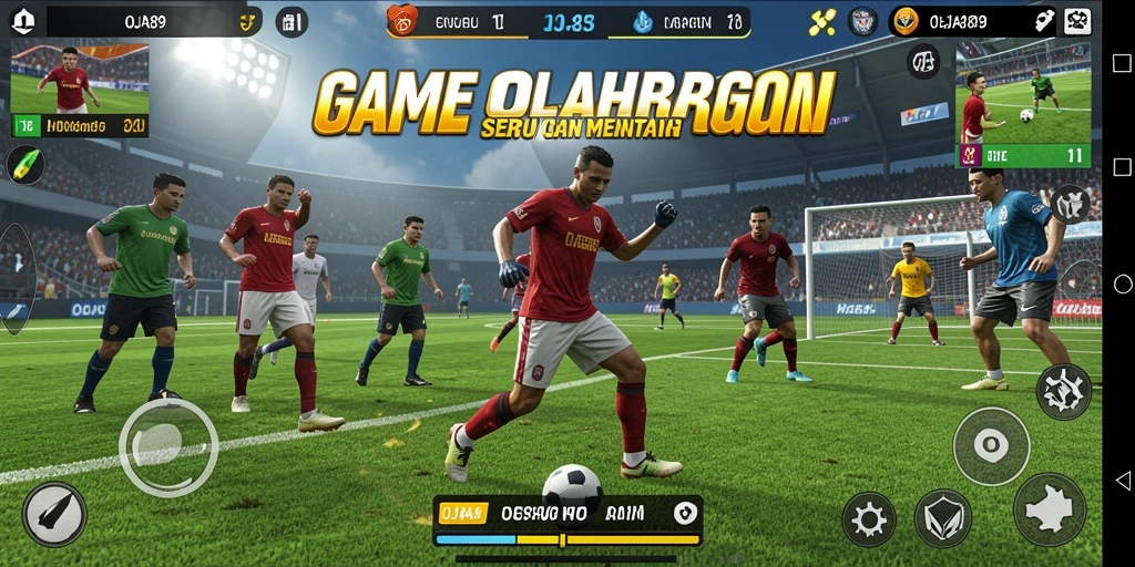 Screenshot gameplay OJA89 yang menggambarkan pertandingan seru.