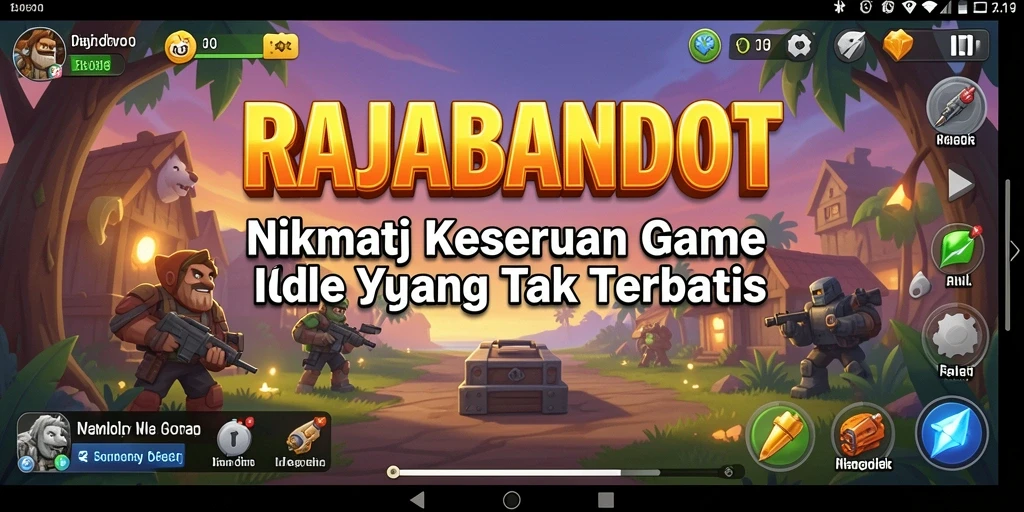 Tampilan gameplay RAJABANDOT yang menarik dan mendebarkan.
