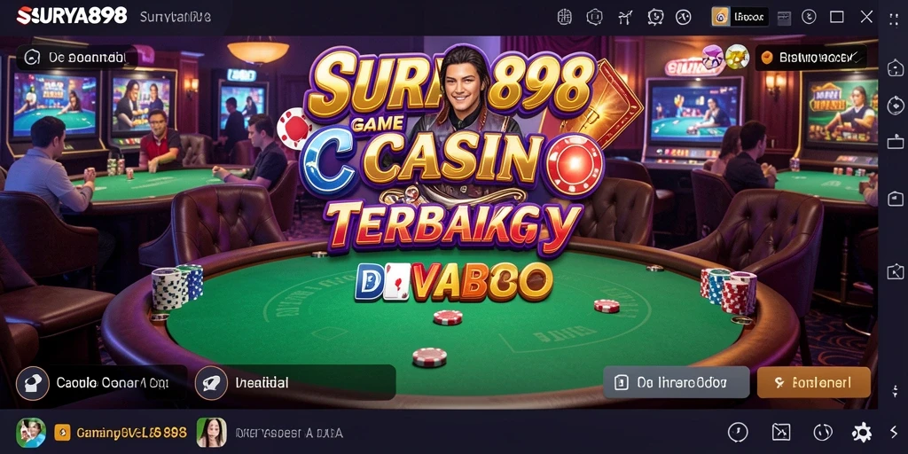 Tampilan gameplay Live Casino yang menawan dan interaktif di SURYA898.