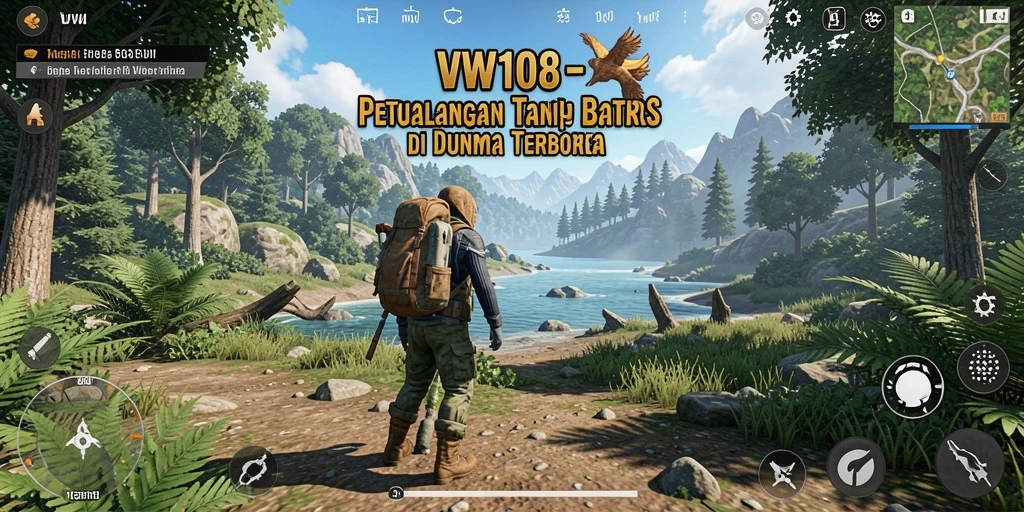 Gameplay menakjubkan VW108 dalam dunia terbuka yang luas.