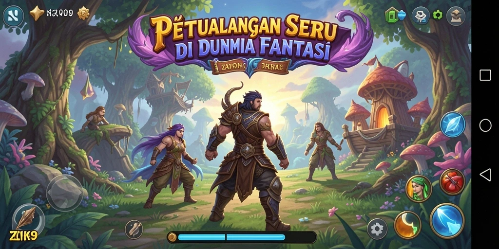 Tampilan screenshot ZK9 menunjukkan aksi mendebarkan dalam petualangan.